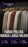 Fardo Polera Manga Larga Mujer